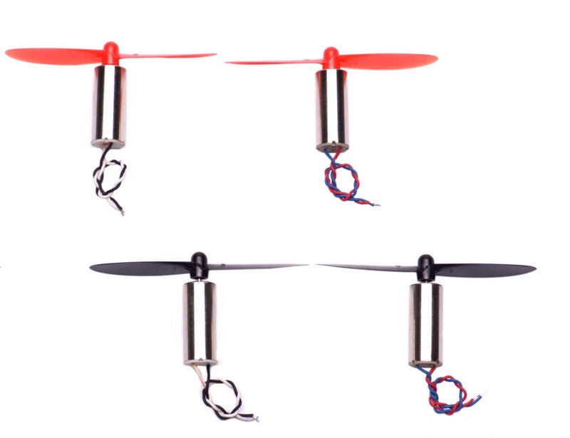 YoungRC 8520 Coreless Motor 8.5 x 20mm Brushed Motors + 55mm CW CCW Propeller for DIY Micro QX95 QX110 Quadcopter RC Drone - Image 5